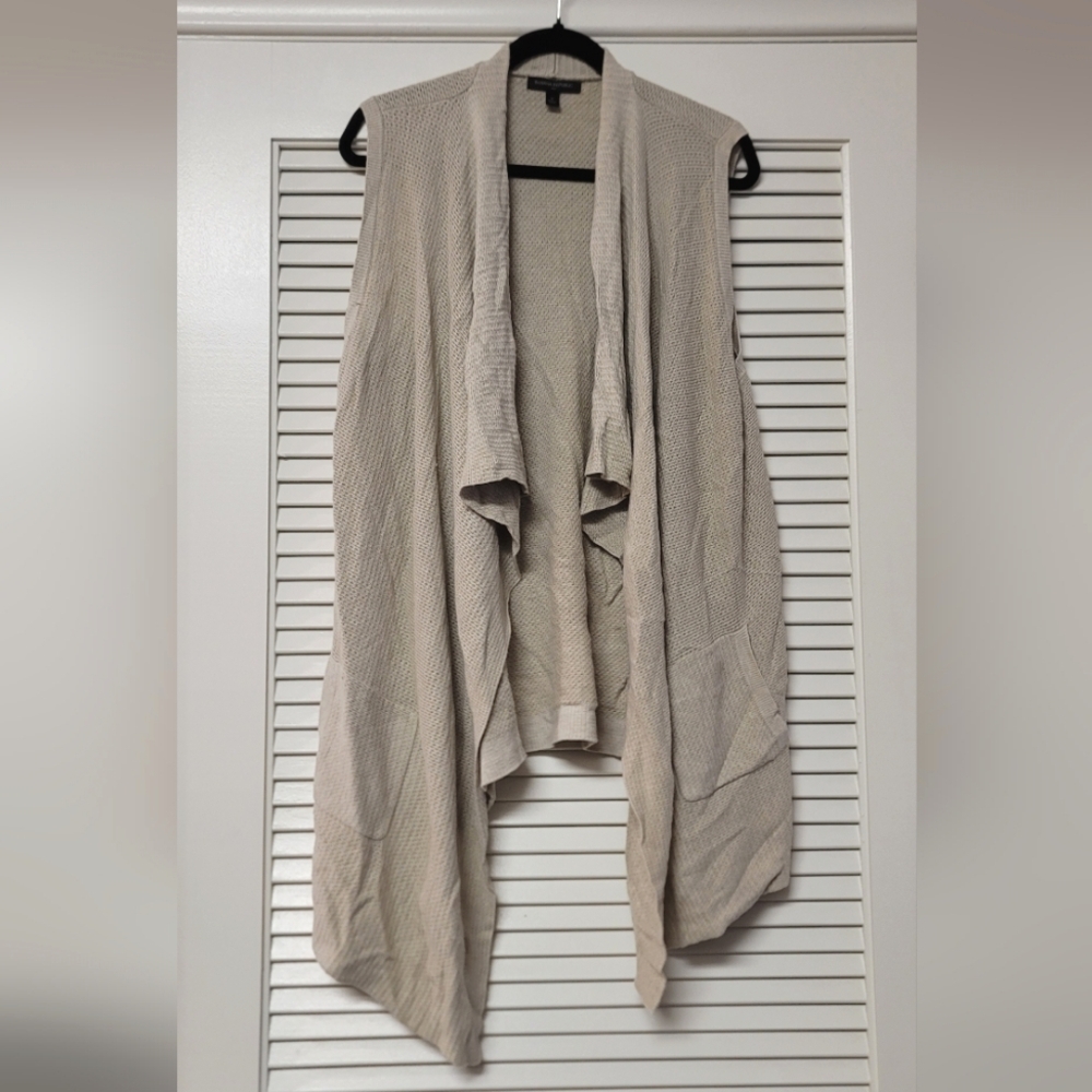 Banana Republic - Sleeveless Knit Oversized Loose-Fit Vest With Pockets